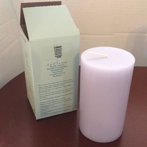 Party lite hydrangea pillar candle